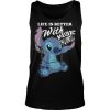 Stitch Life Is Better With Music tank top