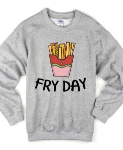 fry day junk food sweatshirt