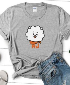 BTS BT21 RJ Jin Unisex Men Women T Shirt