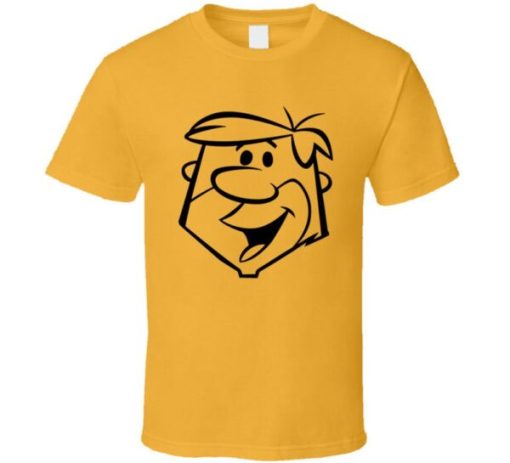 Barney Rubble The Flintstones Cartoon Fan T Shirt