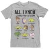 Pixar Toy Story All I Know I Learned From Toy Story Tee