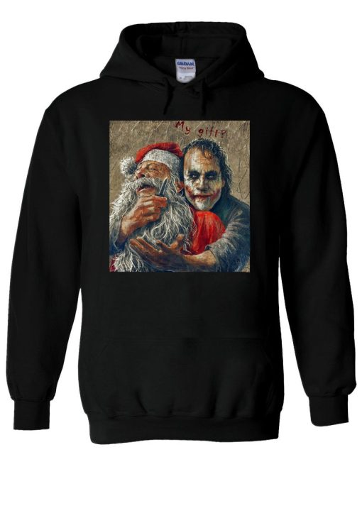 The Joker Heath Ledger Santa Claus Hoodie