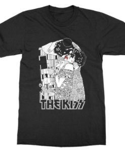 The KISS by Gustav Klimt Parody with KISS T-Shirt