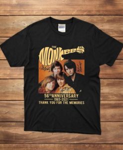 The Monkees Guitar 56th Anniversary Signatures Unisex T Shirt