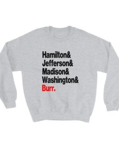 Hamilton Roll Call Unisex Crew Neck Sweatshirt