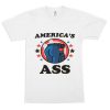 Captain America Ass Funny T-Shirt