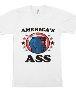 Captain America Ass Funny T-Shirt