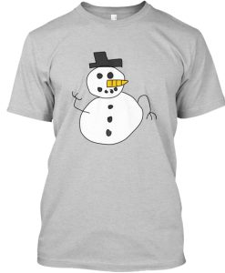 Cartoon Snow Man T Shirt