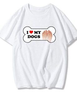 I Love My Dogs Bumper T-Shirt