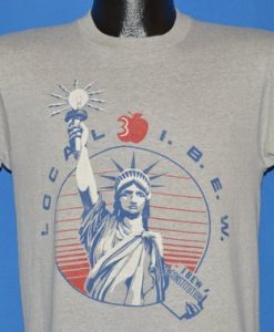 80s I.B.E.W. Statue of Liberty t-shirt