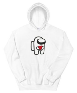 Among Us Heart Hoodie