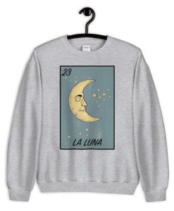 La Luna Mexican Loteria Unisex Crewneck Sweatshirt