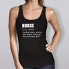 Nurse Description Tank top