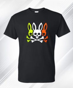 Psychedelic Bunny Psycho Bunny T Shirt