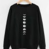 vertical Moon Sweatshirt