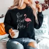 Our Flock Rocks Flamingo Sweatshirt