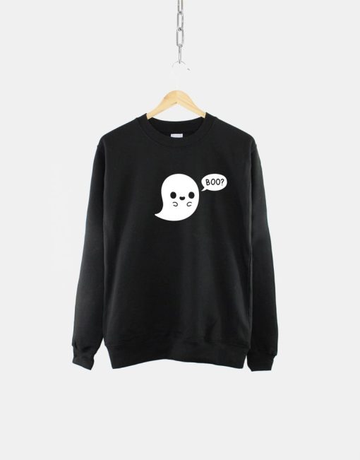 Halloween Ghost Crew Neck Sweatshirt