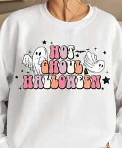 Hot Ghoul Halloween Sweatshirt