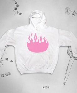 Pink Flame hoodie