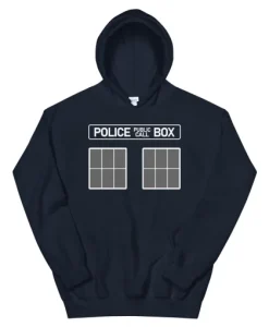 Police public call box hoodie