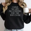 I Have No Life I’m Studying For The Bar Exam Sweatshirt